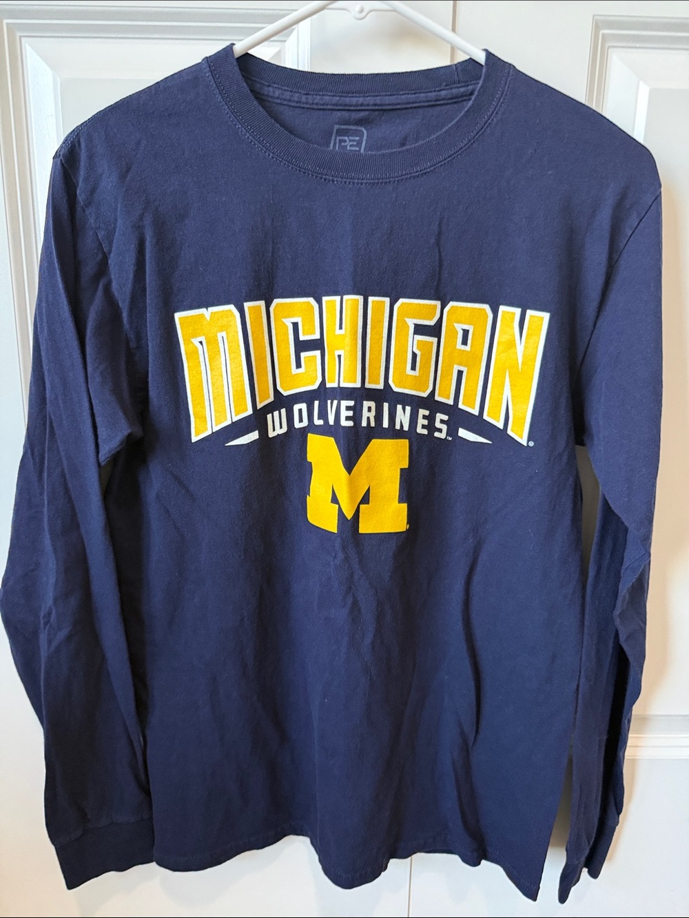 University of Michigan long sleeve tee.